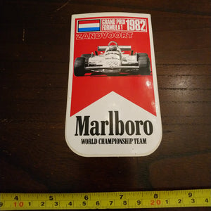 Sticker Grand Prix Zandvoort 1982 Marlboro